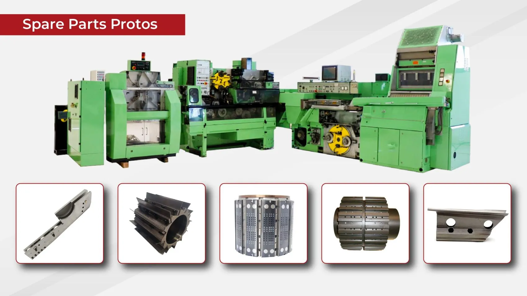 Ersatzteile für Tabakmaschinen